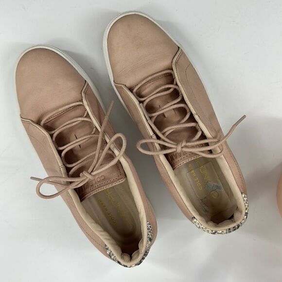 COLE HAAN GRANDPRO LEATHER SNEAKERS BUSH COLOR - Picture 5 of 15